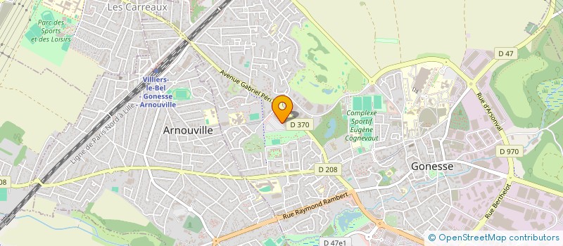 localisation de l'entreprise CHAMBORD INVEST à GONESSE