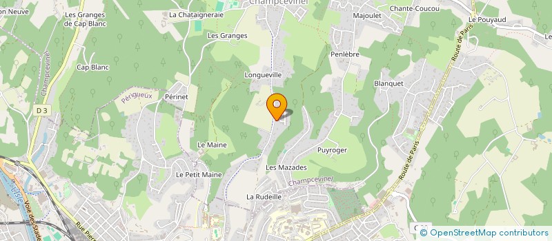 localisation de l'entreprise CHAMBORD LAETITIA SARL  CHAMPCEVINEL