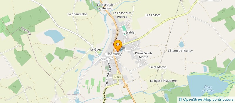 localisation de l'entreprise CHAMBORD LIQUEUR ROYALE DE FRANCE  COUR-CHEVERNY