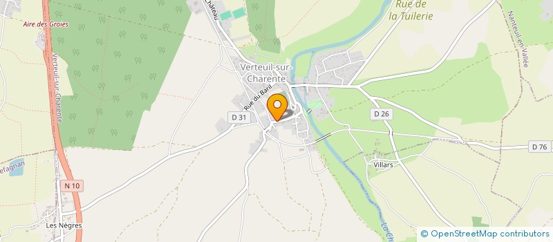localisation de l'entreprise CHAMBORD THIERRY SARL à VERTEUIL-SUR-CHARENTE