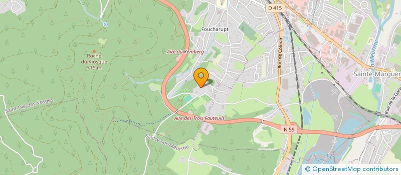 localisation de l'entreprise CHAMBOSTIEN à SAINT-DIE-DES-VOSGES