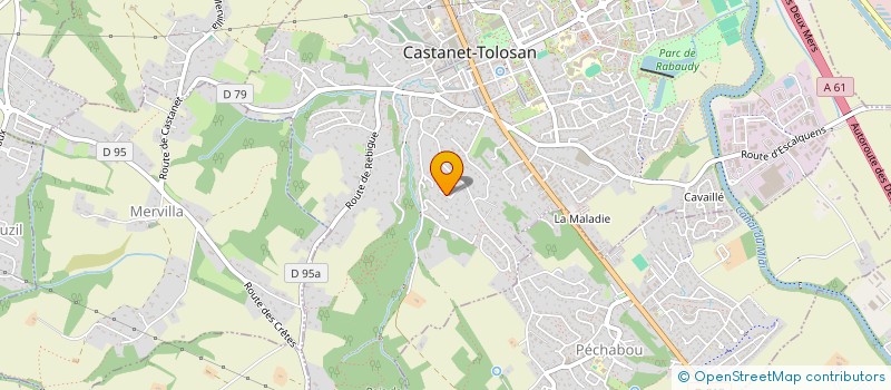 localisation de l'entreprise CHAMBOU SCI à CASTANET-TOLOSAN