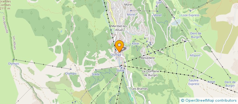 localisation de l'entreprise CHAMBOULLERY à LES ALLUES