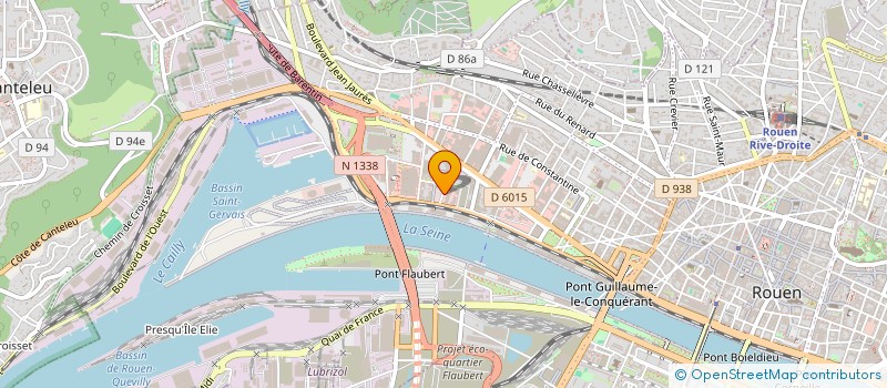 localisation de l'entreprise CHAMBR PROF AGENTS COMMERCIAUX NORMANDIE à ROUEN