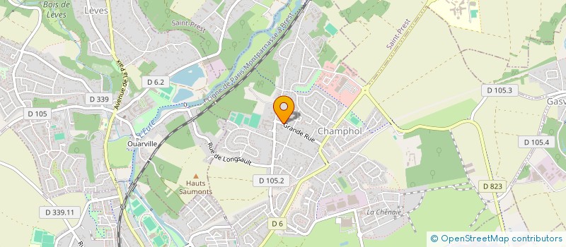 localisation de l'entreprise CHAMBR PROFESS ENTR TRAV AGRIC RURAUX à CHAMPHOL