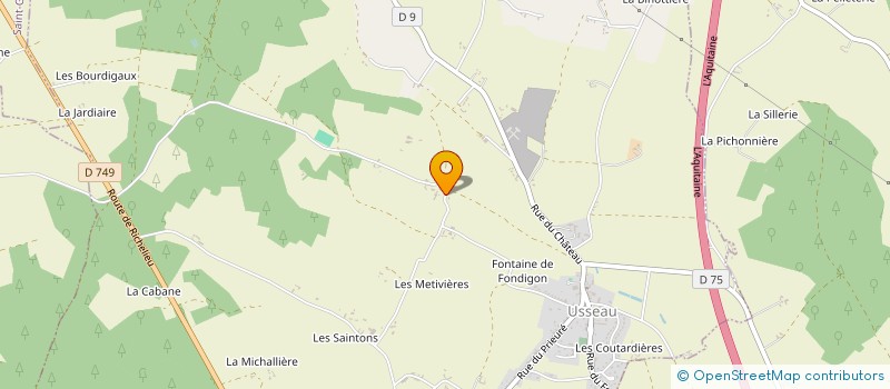 localisation de l'entreprise CHAMBRAY'LIT à USSEAU