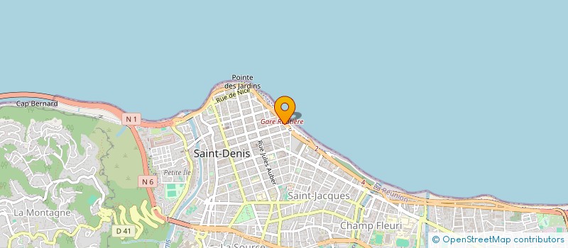 localisation de l'entreprise CHAMBRE ARTISAN PETITES ENTR BATIM REUN à SAINT-DENIS