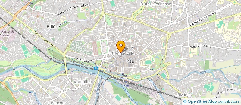 localisation de l'entreprise CHAMBRE AVOUES COUR APPEL à PAU
