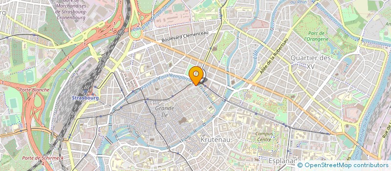 localisation de l'entreprise CHAMBRE CHARBONN IMPOR RHENANE à STRASBOURG