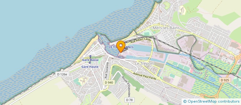 localisation de l'entreprise CHAMBRE COMMERCE ET INDUSTRIE LE TREPORT  LE TREPORT