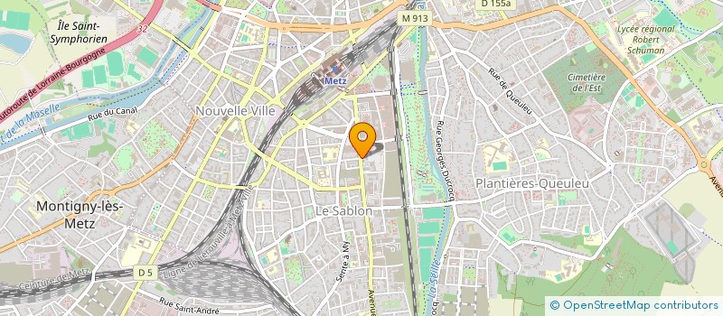 localisation de l'entreprise CHAMBRE D AGRICULTURE DE LA MOSELLE  METZ