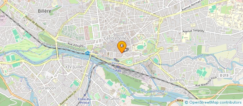 localisation de l'entreprise CHAMBRE D'ARBITRAGE ET DE REGLEMENT NEGOCIE DE LITIGES ECONOMIQUES EN BEARN à PAU