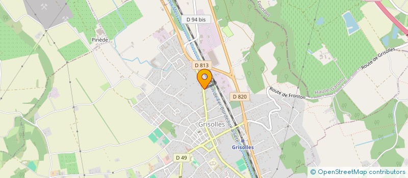 localisation de l'entreprise CHAMBRE D'HOTE VILLA TOULOUSAINE  GRISOLLES