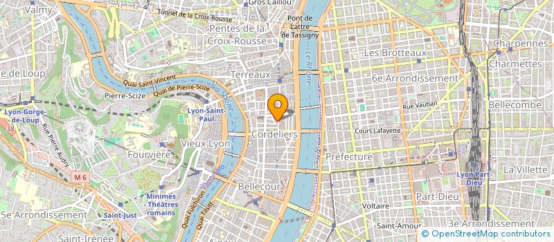 localisation de l'entreprise CHAMBRE DE COMMERCE DE HONGRIE  LYON