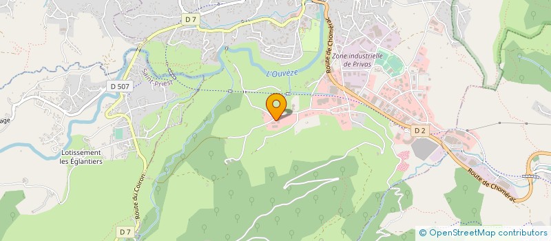 localisation de l'entreprise CHAMBRE DE COMMERCE ET D INDUSTRIE DE L ARDECHE  PRIVAS