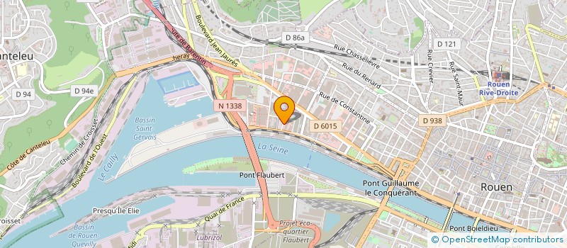 localisation de l'entreprise CHAMBRE DE COMMERCE ET D'INDUSTRIE DE REGION NORMANDIE à ROUEN