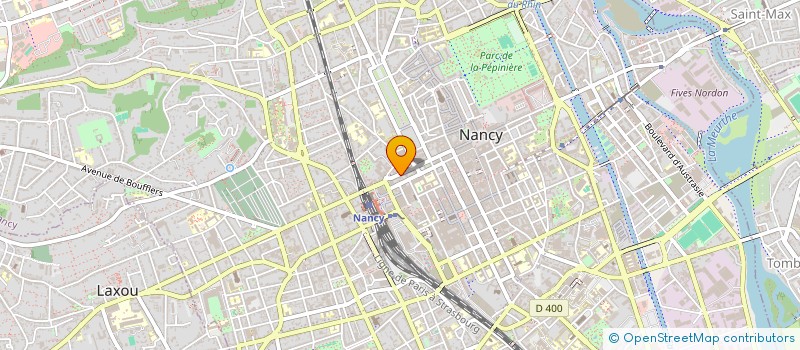 localisation de l'entreprise CHAMBRE DE COMMERCE ET D'INDUSTRIE GRAND NANCY METROPOLE MEURTHE-ET-MOSELLE  NANCY