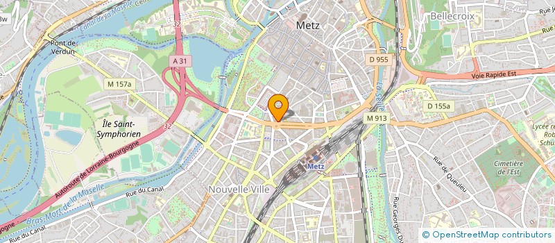 localisation de l'entreprise CHAMBRE DE COMMERCE ET D'INDUSTRIE MOSELLE METROPOLE METZ  METZ