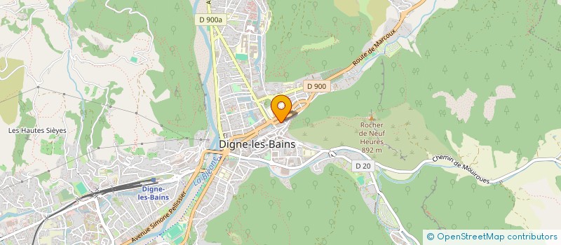 localisation de l'entreprise CHAMBRE DE COMMERCE ET D'INDUSTRIE TERRITORIALE ALPES-DE-HAUTE-PROVENCE à DIGNE-LES-BAINS