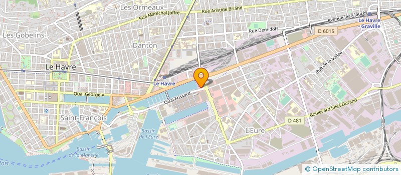 localisation de l'entreprise CHAMBRE DE COMMERCE ET D'INDUSTRIE TERRITORIALE SEINE ESTUAIRE à LE HAVRE