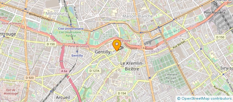 localisation de l'entreprise CHAMBRE DE COMMERCE EUROPEENNE  GENTILLY