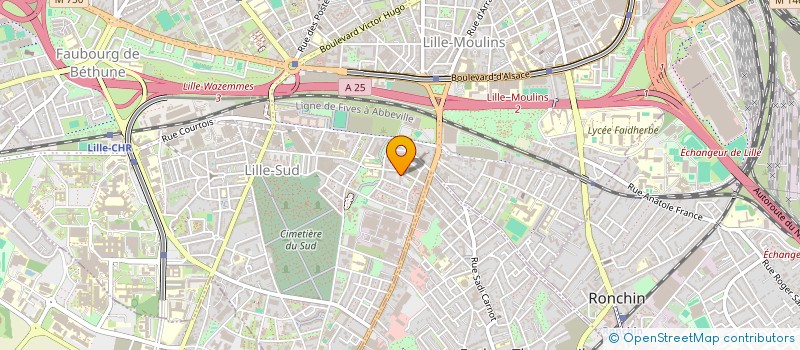 localisation de l'entreprise CHAMBRE DE METIERS ET DE L'ARTISANAT DE REGION HAUTS-DE-FRANCE à LILLE