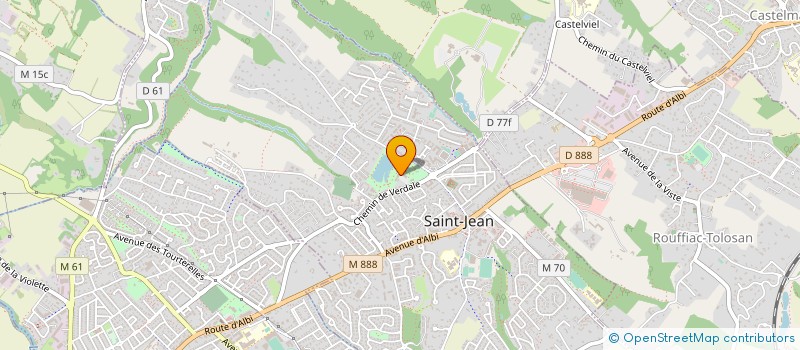 localisation de l'entreprise CHAMBRE DE METIERS ET DE L'ARTISANAT DE REGION OCCITANIE  ST JEAN