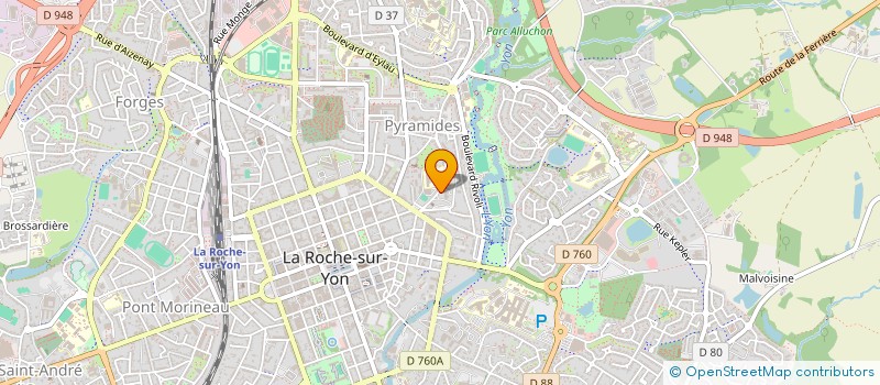 localisation de l'entreprise CHAMBRE DEP DES NOTAIRES à LA ROCHE-SUR-YON