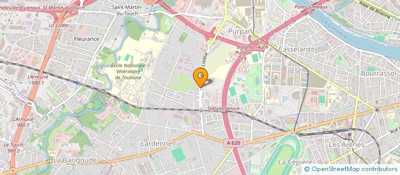 localisation de l'entreprise CHAMBRE DEPARTEMENTALE D'AGRICULTURE à TOULOUSE