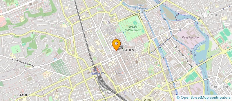 localisation de l'entreprise CHAMBRE DEPARTEMENTALE DES GEOMETRES-EXPERTS DE MEURTHE & MOSELLE  NANCY