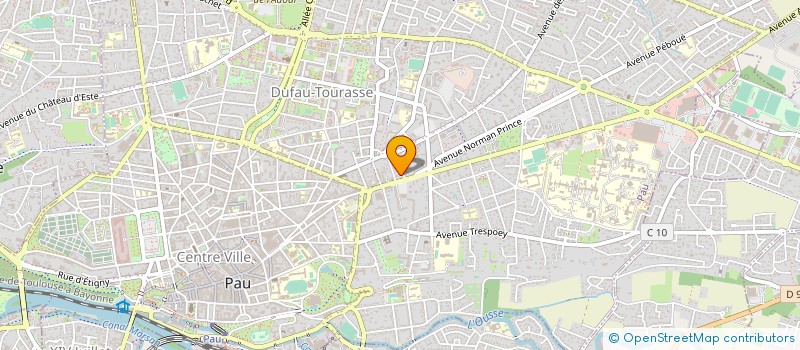 localisation de l'entreprise CHAMBRE DEPARTEMENTALE NOTAIRES PA à PAU