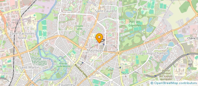 localisation de l'entreprise CHAMBRE DES APPRENTISSAGES LUDIQUES ET DES ANTHROPOGOGIES MODERNES POUR L'EDUCATION ET L'EPANOUISSEMENT DES ENFANTS  RENNES