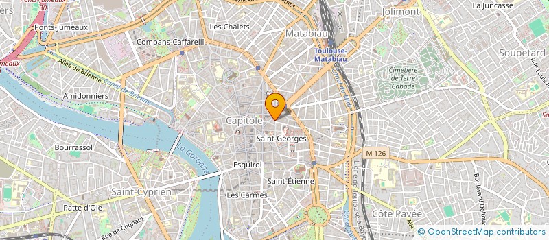 localisation de l'entreprise CHAMBRE DES ASSOCIATIONS&DES ENTREPRENEURS  AIGUEFONDE