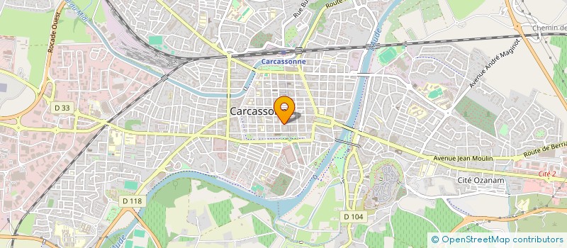 localisation de l'entreprise CHAMBRE DES NOTAIRES  CARCASSONNE