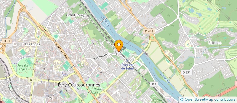 localisation de l'entreprise CHAMBRE DES NOTAIRES DE L'ESSONNE  EVRY-COURCOURONNES