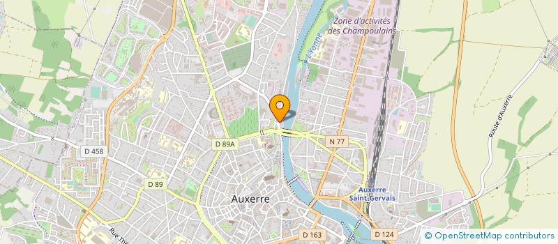 localisation de l'entreprise CHAMBRE DES NOTAIRES DE YONNE  AUXERRE