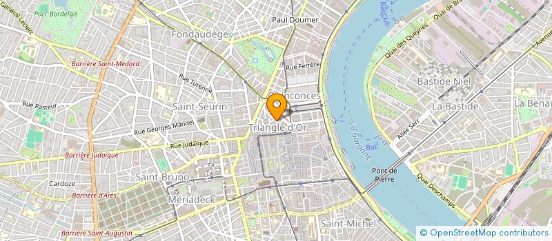 localisation de l'entreprise CHAMBRE DES NOTAIRES DU DEPARTEMENT DE LA GIRONDE à BORDEAUX