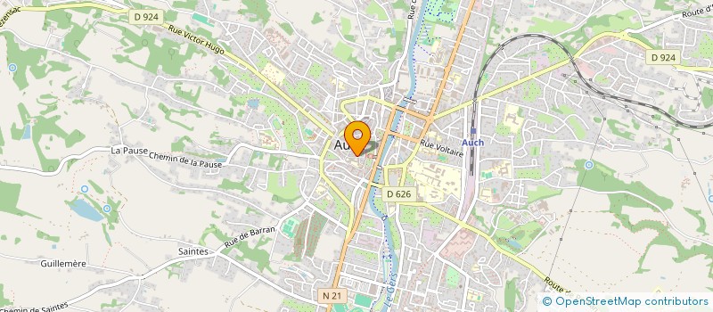 localisation de l'entreprise CHAMBRE DES NOTAIRES DU GERS à AUCH