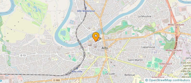 localisation de l'entreprise CHAMBRE DES NOTAIRES DU TARN à ALBI