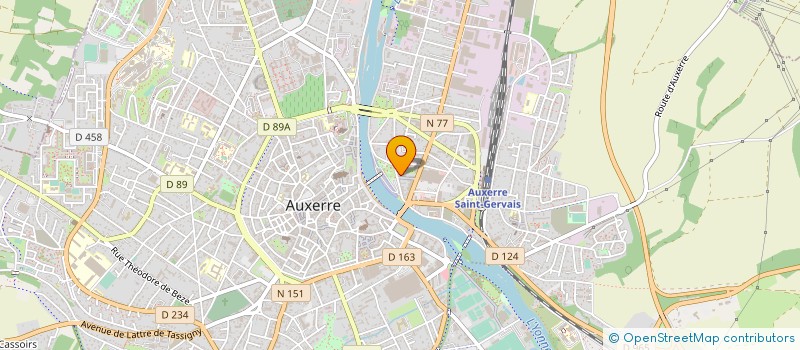 localisation de l'entreprise CHAMBRE ECONOMIQUE DE L'YONNE à AUXERRE