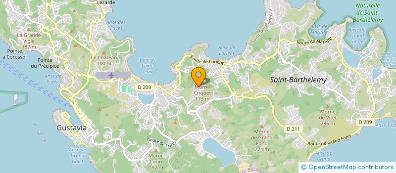localisation de l'entreprise CHAMBRE ECONOMIQUE MULTIPROFESSIONNELLE à SAINT-BARTHELEMY