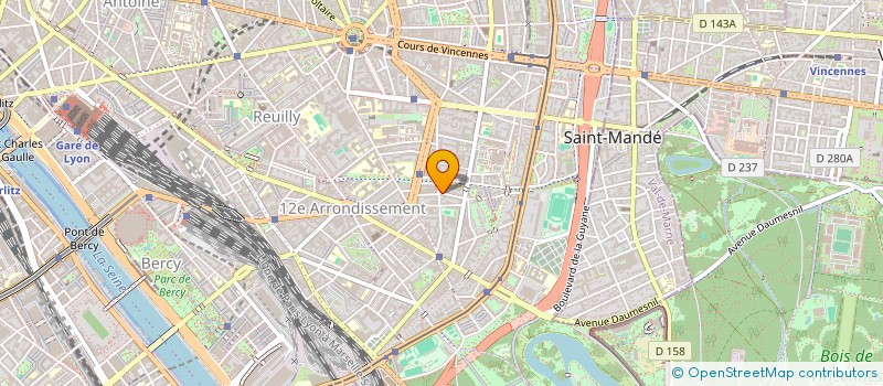 localisation de l'entreprise CHAMBRE EN SCENE  NICE