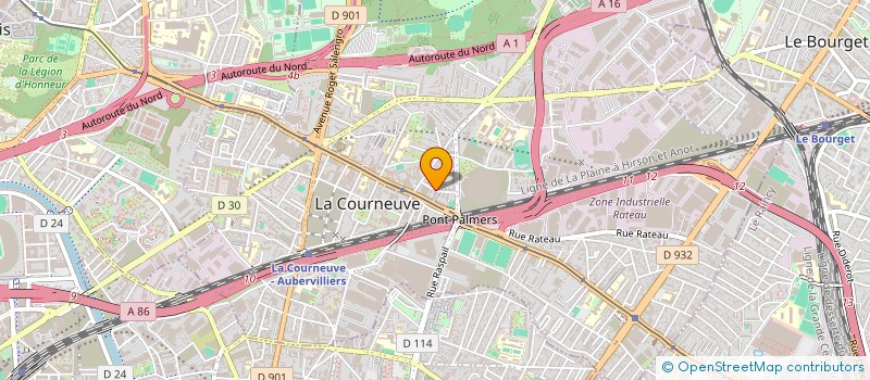 localisation de l'entreprise CHAMBRE EUROPEENNE DE DIASPORA BANGLADAISE à LA COURNEUVE
