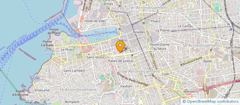 localisation de l'entreprise CHAMBRE EXPER JUDIC EVALUAT  MARSEILLE