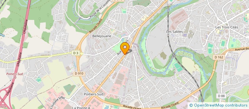 localisation de l'entreprise CHAMBRE FNAIM DE L'IMMOBILIER  POITIERS