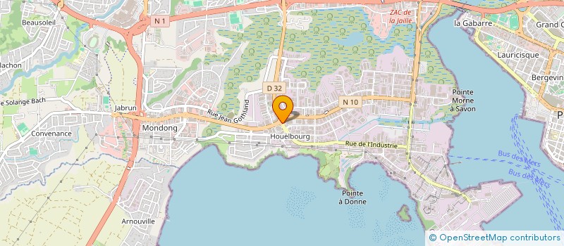 localisation de l'entreprise CHAMBRE FNAIM DE L'IMMOBILIER DE GUADELOUPE - ILES DU NORD  BAIE-MAHAULT