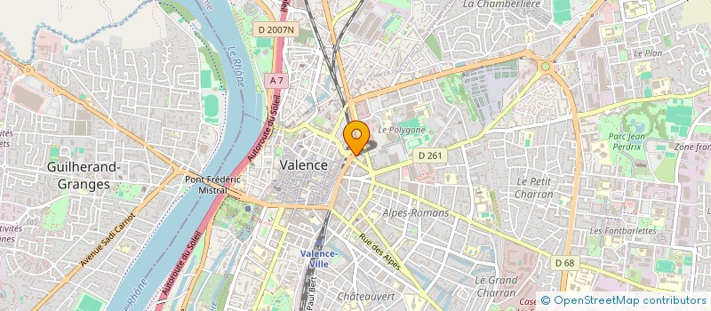 localisation de l'entreprise CHAMBRE FNAIM DE LA DROME ET DE L ARDECHE à VALENCE