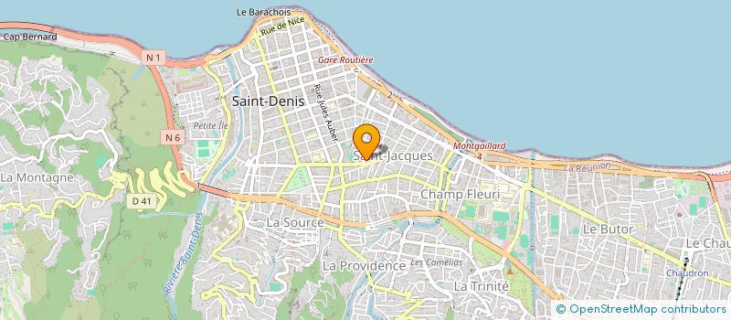 localisation de l'entreprise CHAMBRE INTERDEPARTEMENTALE DES HUISSIERS DE JUSTICE DES ILES DE LA REUNION ET DE MAYOTTE à SAINT-DENIS