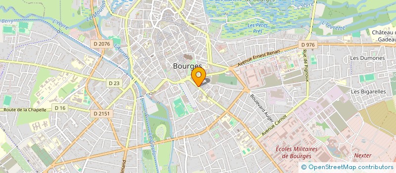 localisation de l'entreprise CHAMBRE INTERDEPARTEMENTALE DES NOTAIRES BERRY NIVERNAIS  BOURGES