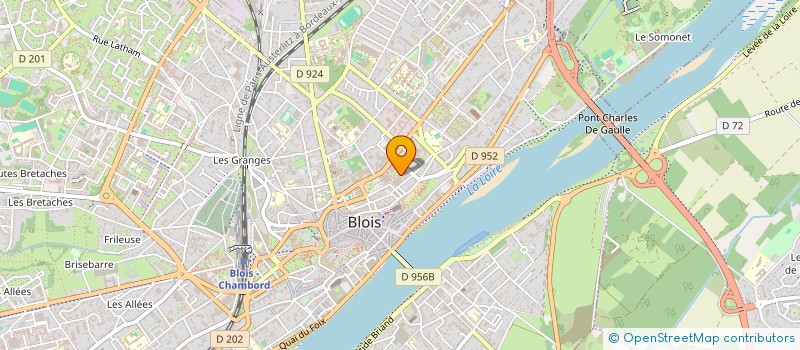 localisation de l'entreprise CHAMBRE INTERDEPARTEMENTALE DES NOTAIRES DU VAL DE LOIRE  BLOIS